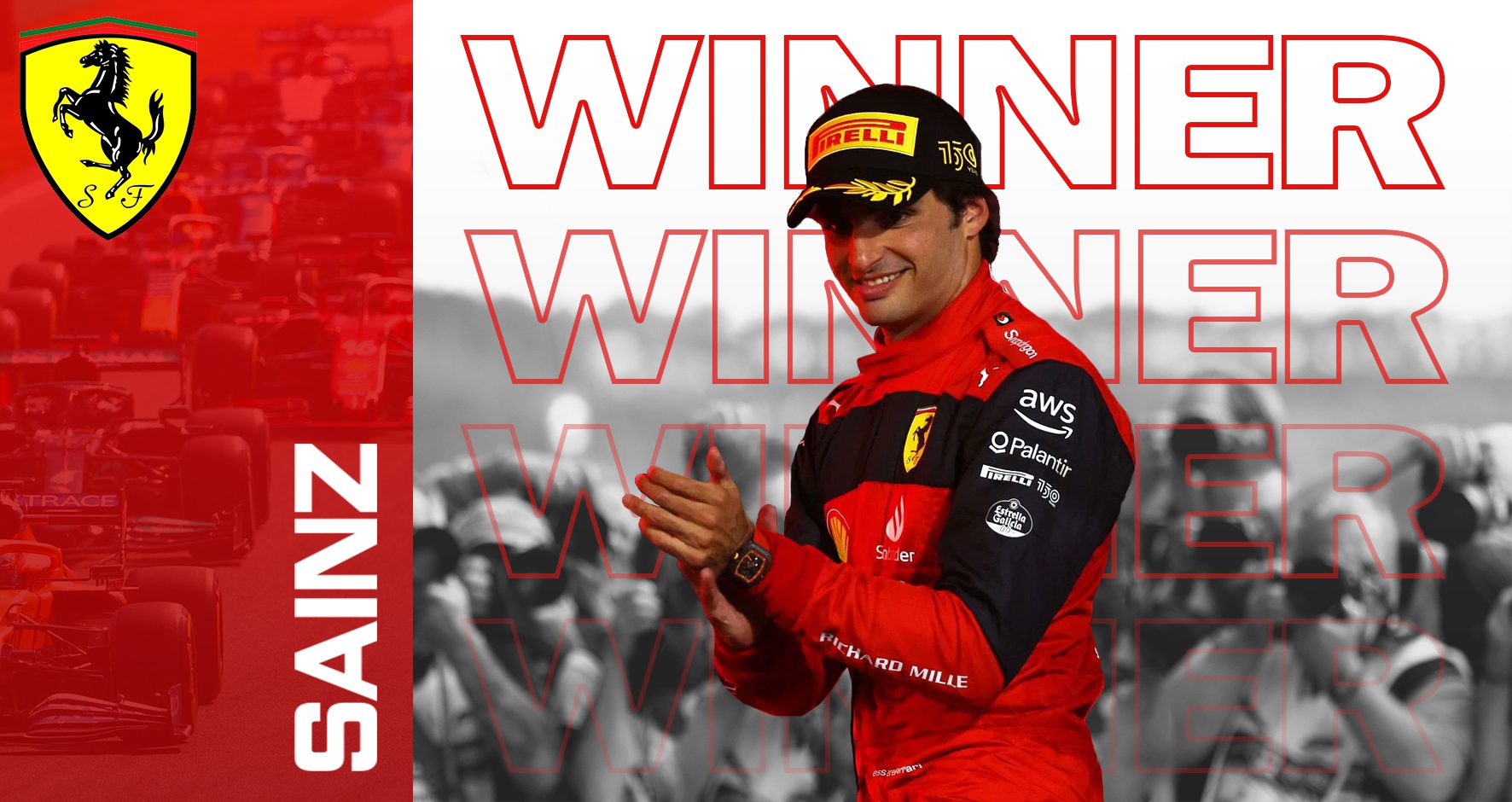 SAINZ TAKES HIS MAIDEN F1 VICTORY