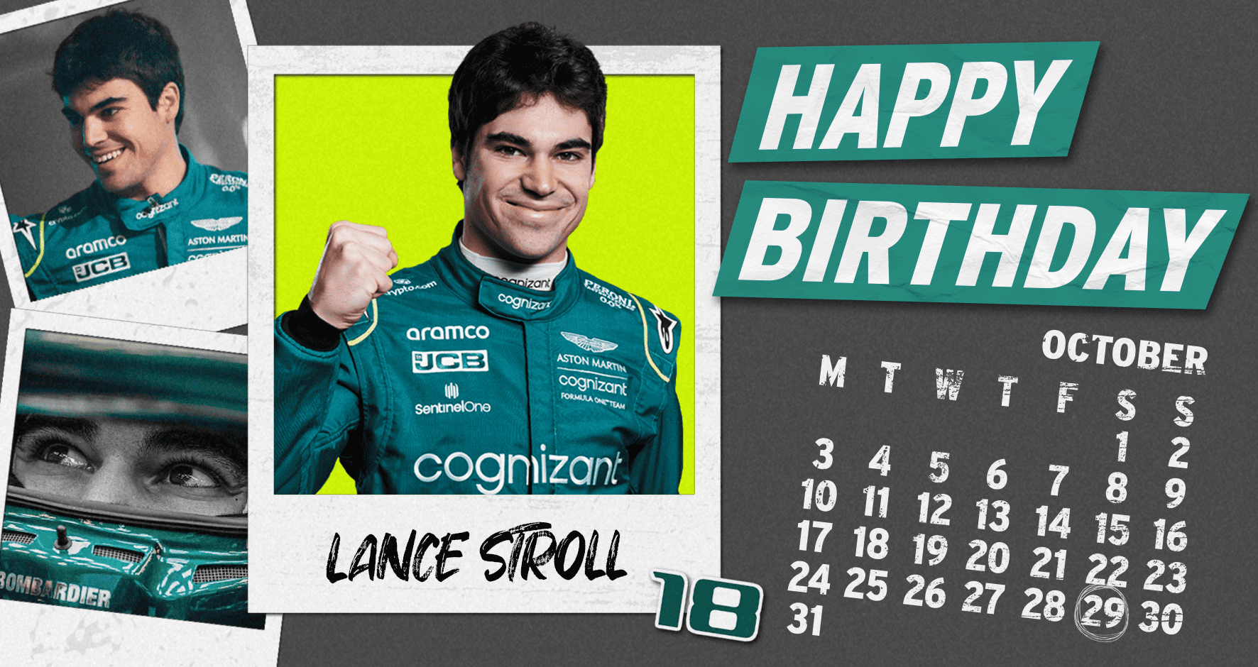 HAPPY BIRTHDAY LANCE STROLL