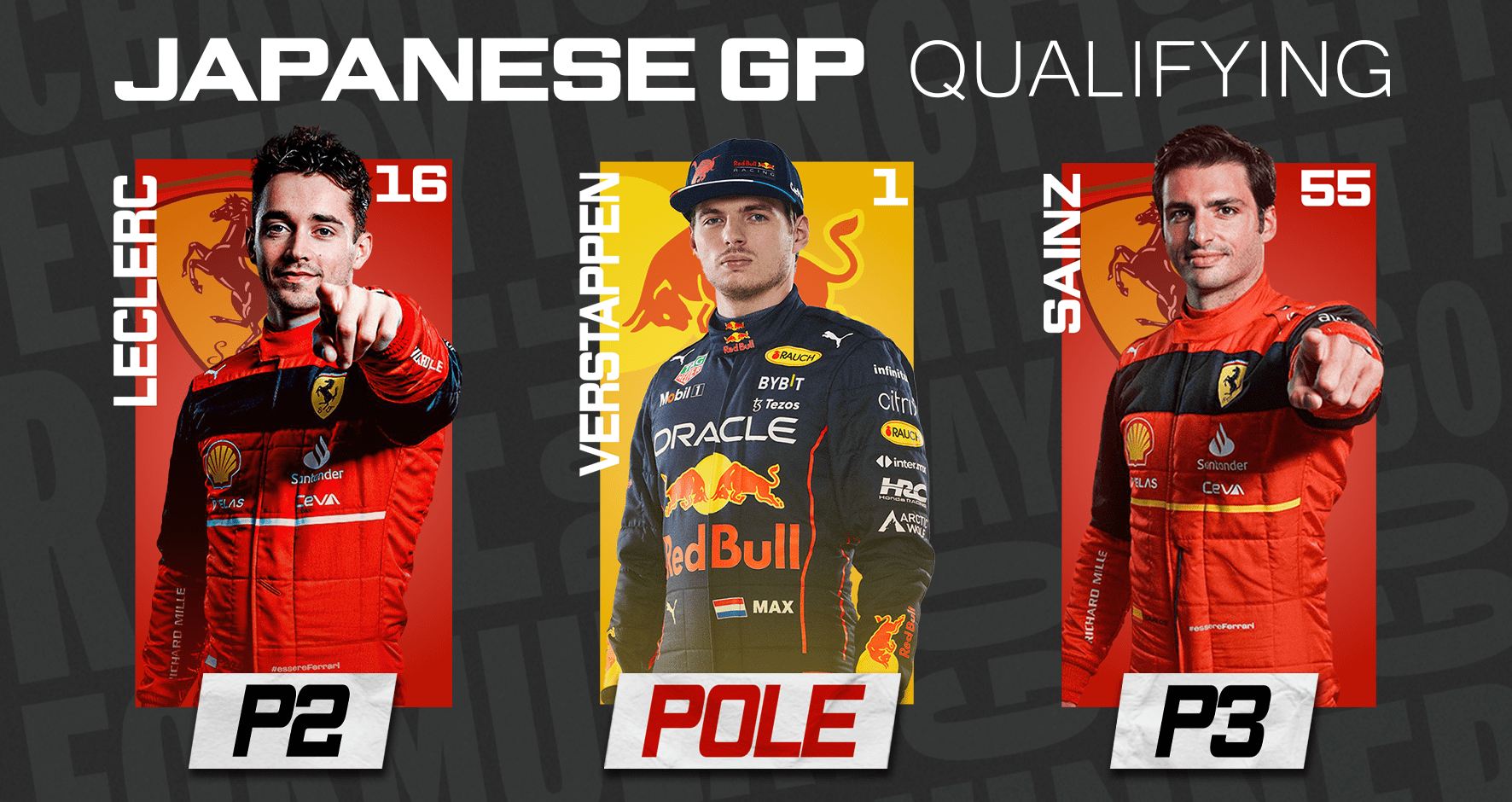 MAX VERSTAPPEN TAKES POLE AT THE JAPANESE GP