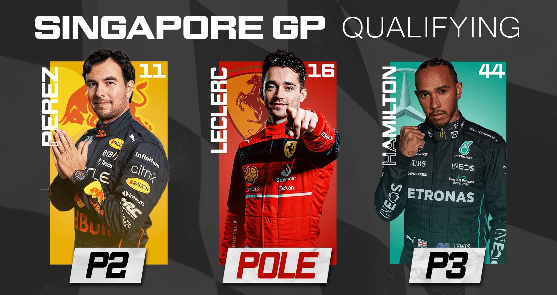 POLE FOR LECLERC AT SLIPPERY SINGAPORE