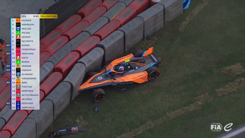 Hughes Leads the Early Charge in  FP1