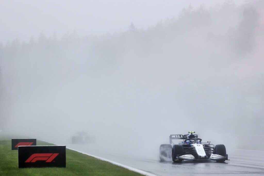 Heavy rain in the 2021 Grand Prix saw just three laps being completed