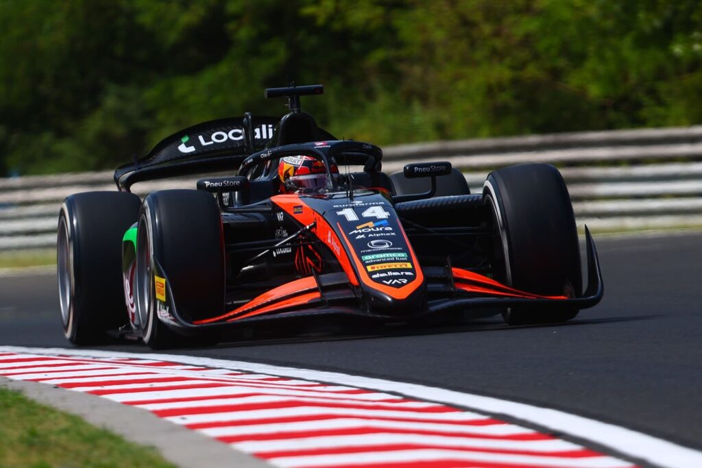 ENZO FITTIPALDI AT THE FORMULA 2 RACE IN HUNGARY
