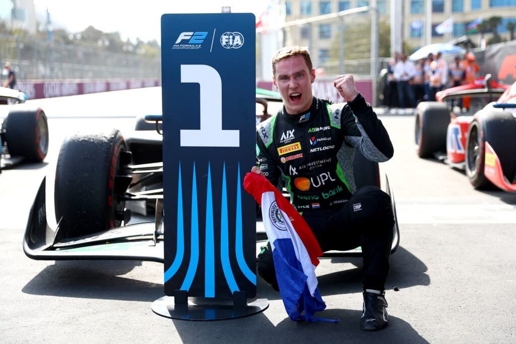 Joshua Dürksen during the 2024 Formula 2 season