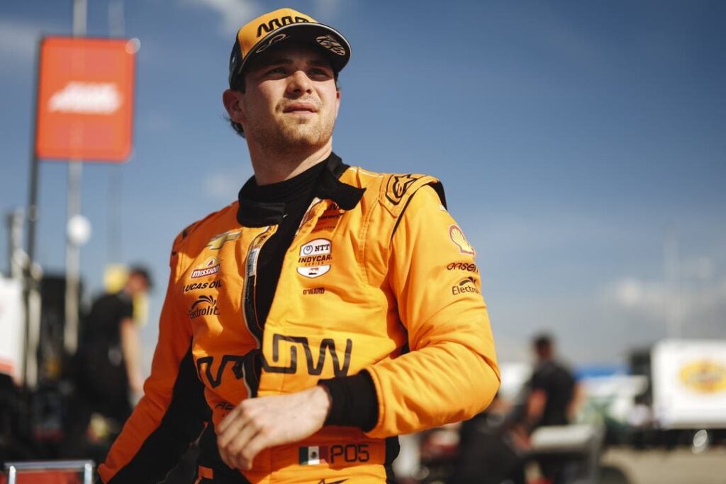 Pato O'Ward led the way in the first day of IndyCar testing at Sebring.