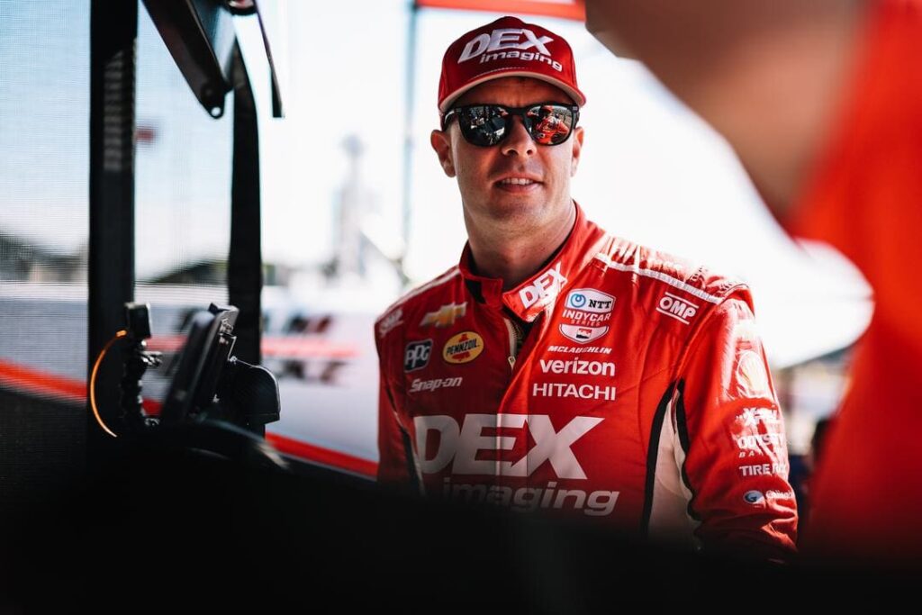 Scott McLaughlin took pole position in St. Petersburg in 2025.