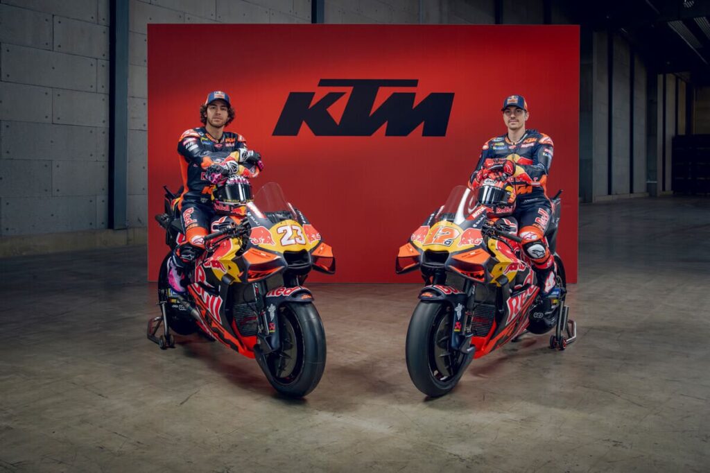 Enea Bastianini and Maverick Viñales, racing for Red Bull KTM Tech3 in 2026