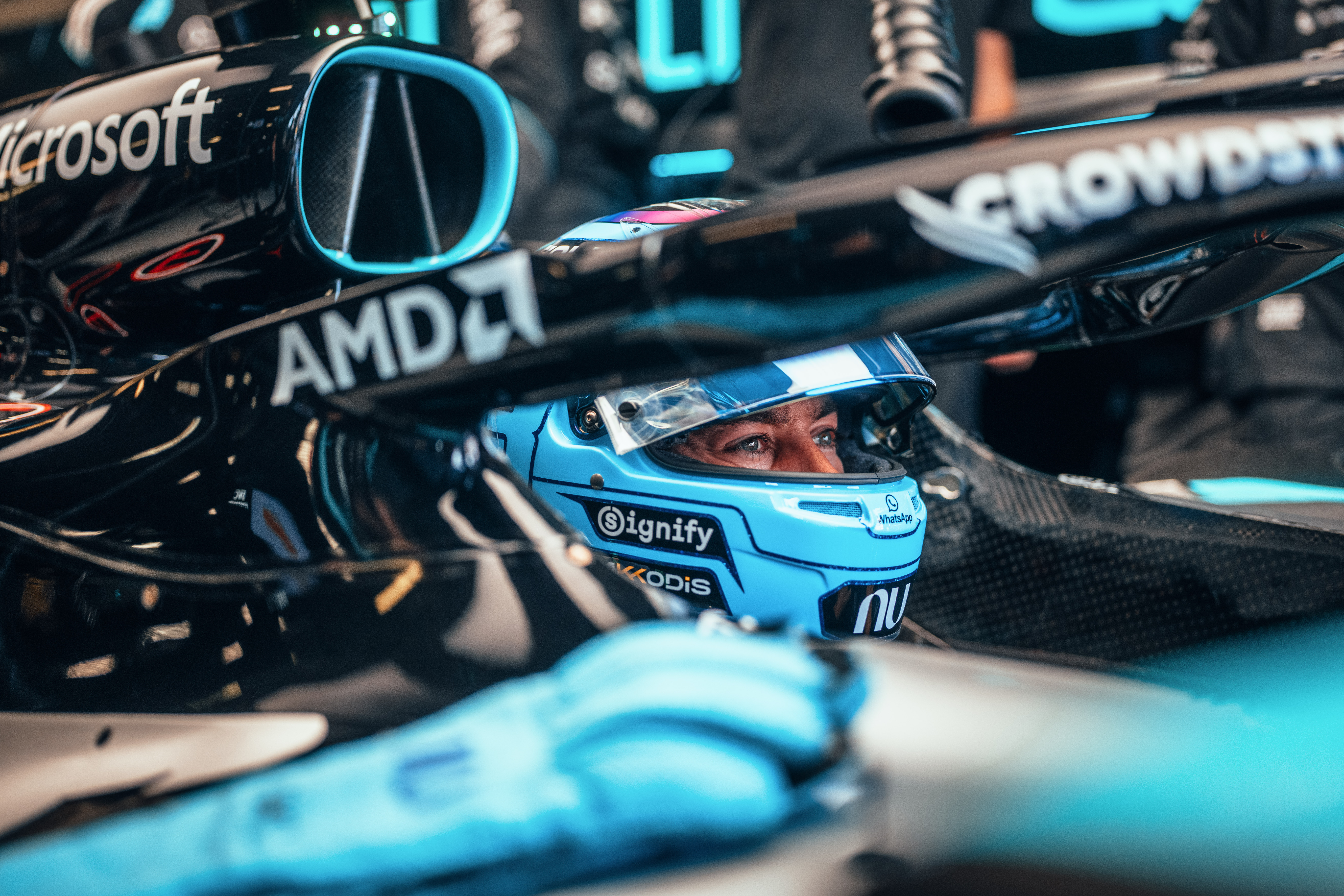 George Russell combines experience and pace to chase the 2026 title