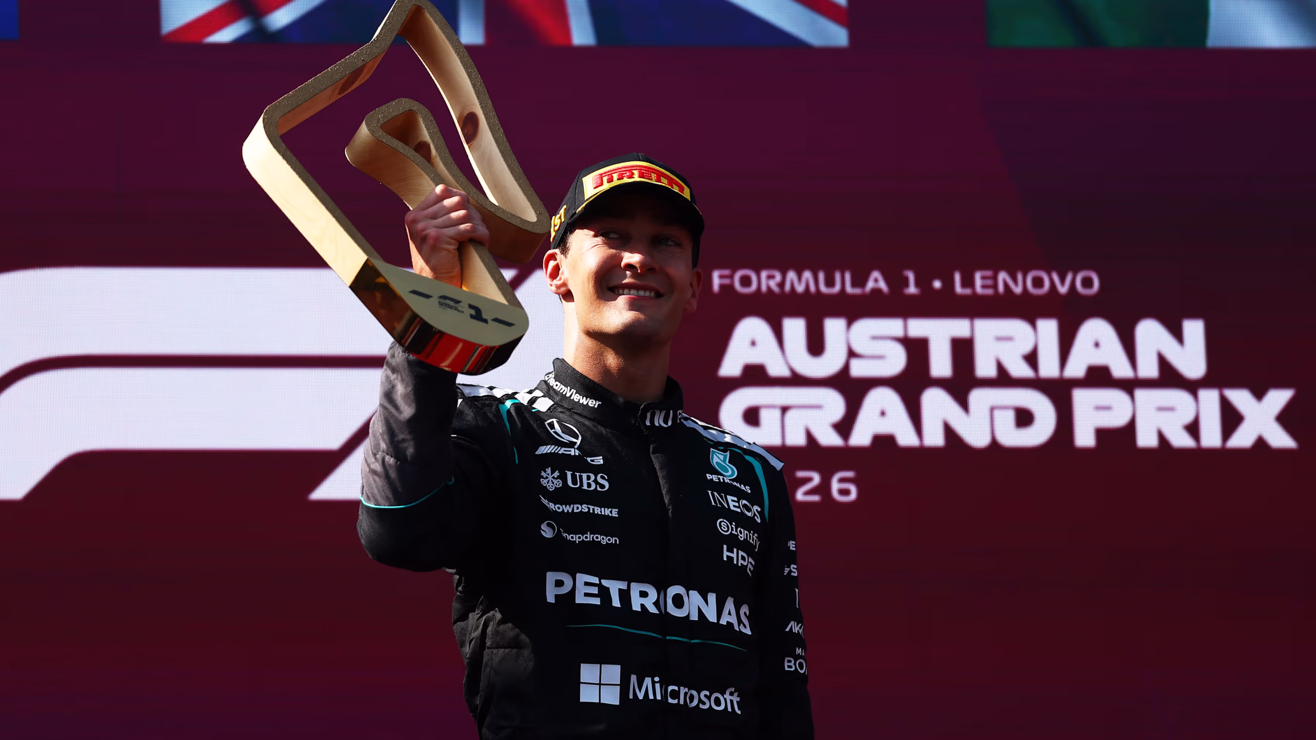 George Russell Makes Statement Win in Austria