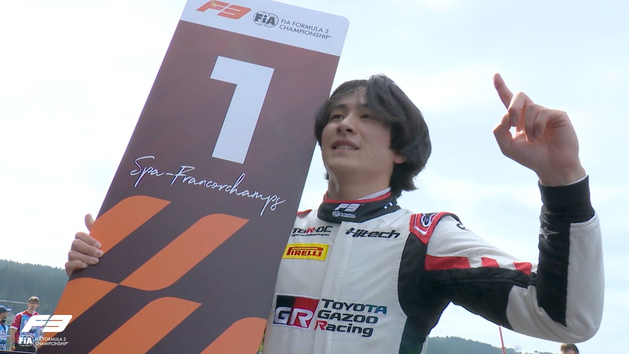 Jin Nakamura claimed his maiden victory in the F3 Sprint Race at the 2026 Belgian GP