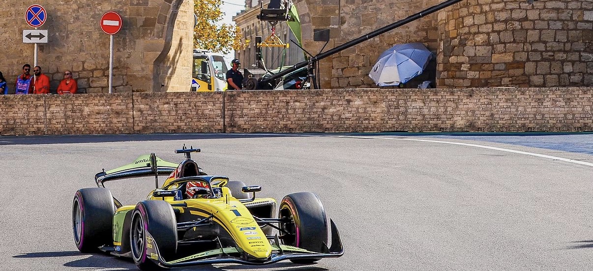 F2 Feature Race 2 | 2026 Azerbaijan GP | Rafa Camara extends lead as mixed fortunes for Tsolov and Dunne