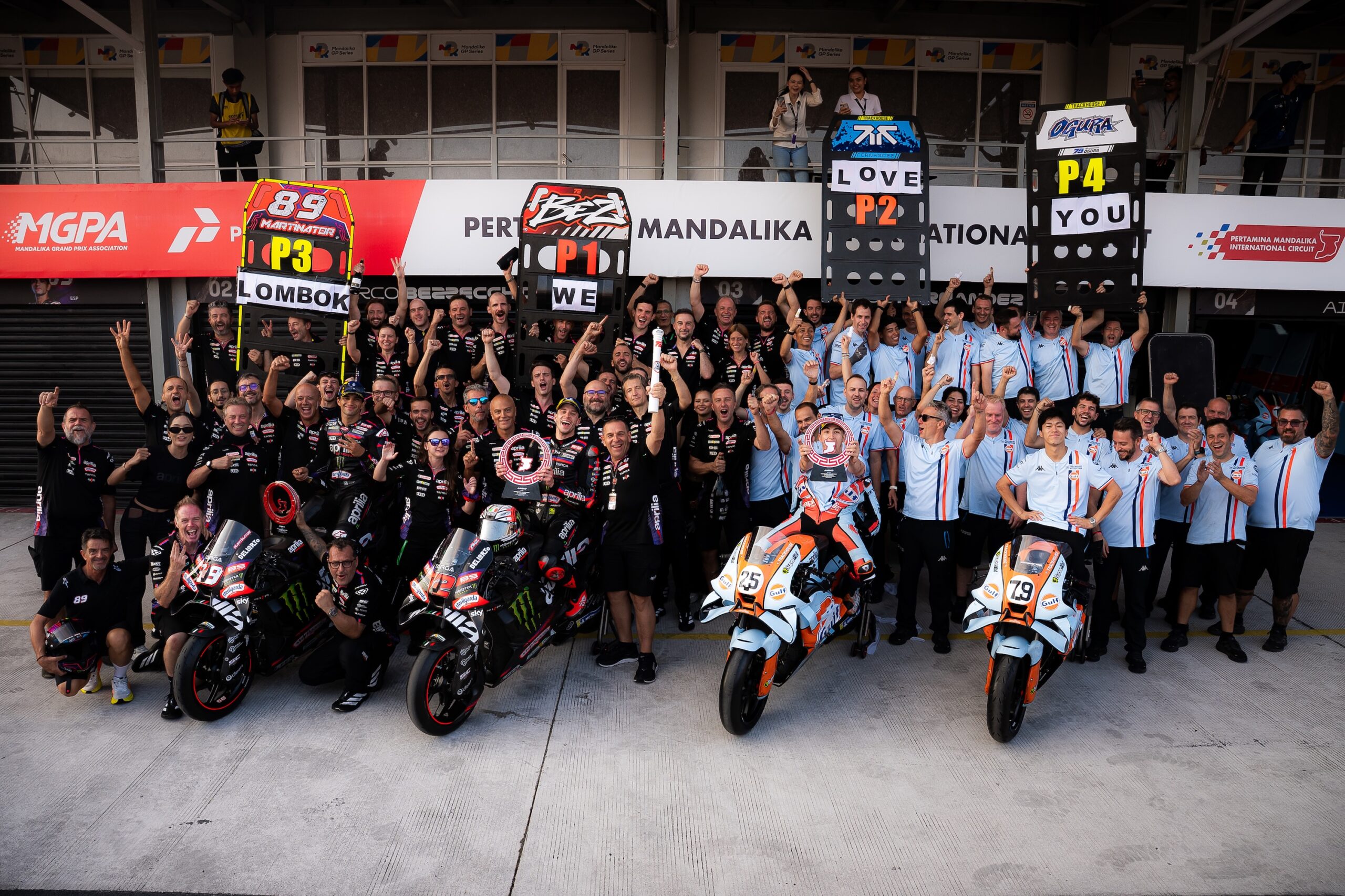 Photo courtesy of Aprilia Racing